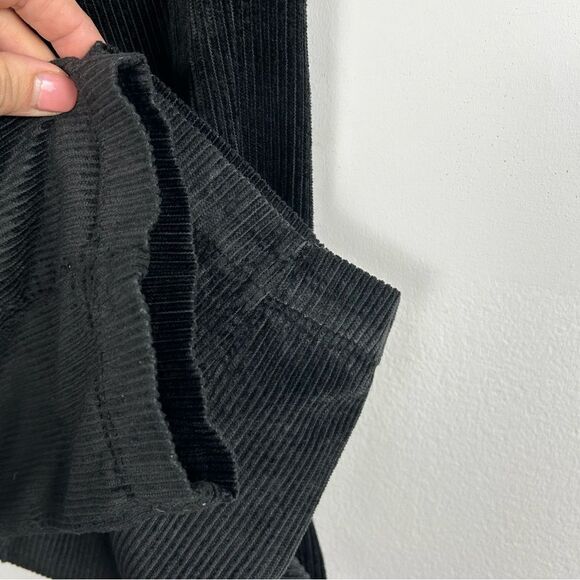 Transit Par Such Comfort fit pant with elastic waist in black corduroy - Picture 10 of 16